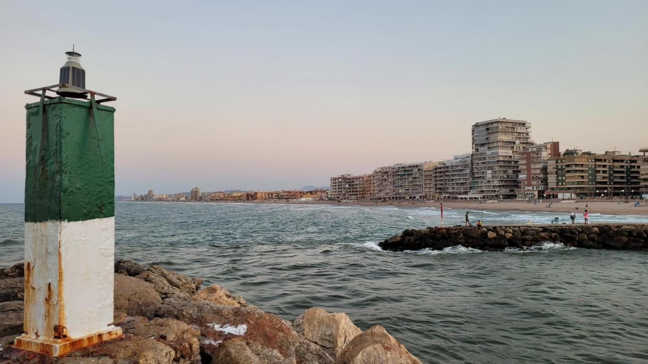 Beachfront House, Valencia, Wifi, Paddle Surf Board, Incredible Views Sueca Exteriör bild