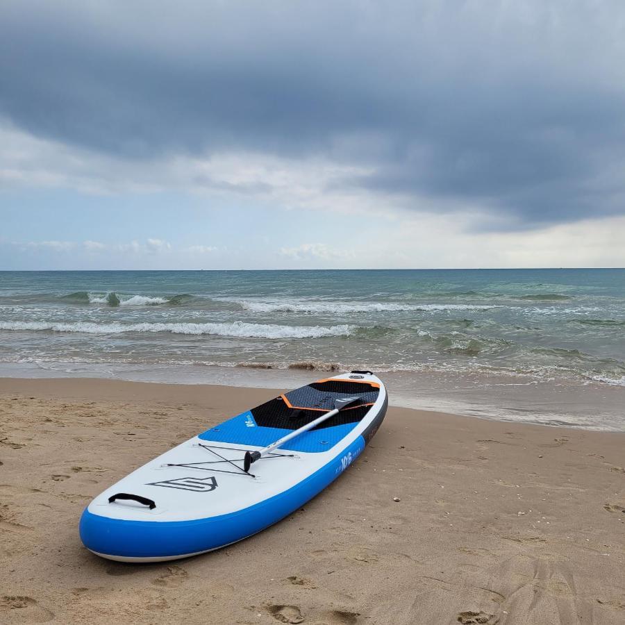 Beachfront House, Valencia, Wifi, Paddle Surf Board, Incredible Views Sueca Exteriör bild